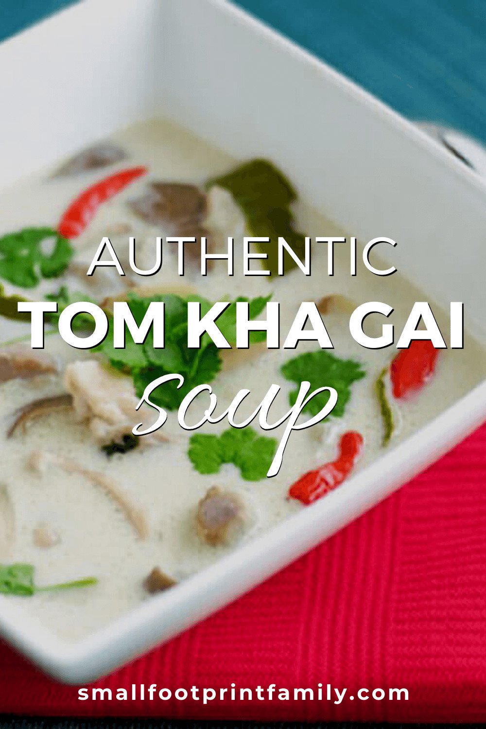 After perusing a bunch of Americanized recipes, I realized I just wouldn't be happy without the authentic Tom Kha ingredients to make it taste right. Click to get the