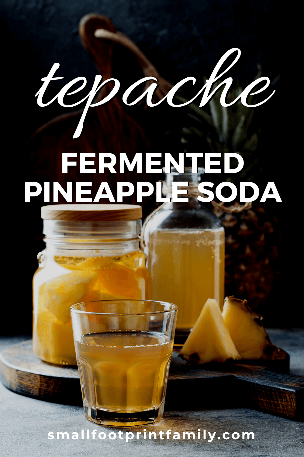 Traditionally made in Mexico, Tepache is a sweet, light, and refreshing fermented pineapple brew made using leftover pineapple peels. Here's how to make it.#fermentation #lactofermentation #pineapple #paleodiet #paleo #vegan #recipe #vegetarian #beverages