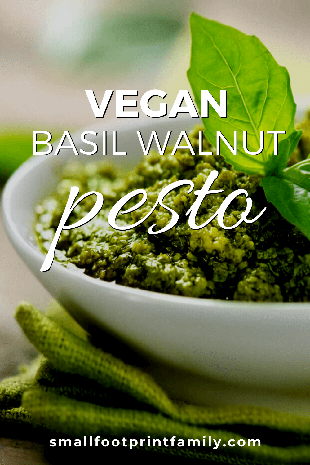 This non-dairy take on the Italian classic pesto is nutty, savory and delicious. You won't even miss the cheese.#vegan #recipes #paleo #paleodiet #pesto #gardening #nondairy #glutenfree