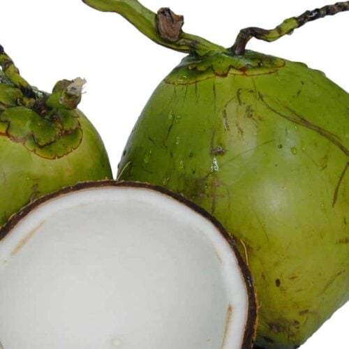 young green coconuts to make coconut water kefir