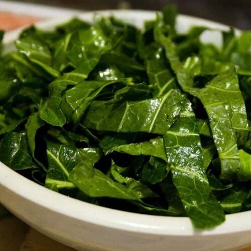 Mustard Greens With Garlic Mayonnaise (Gluten Free, Paleo, Vegetarian)