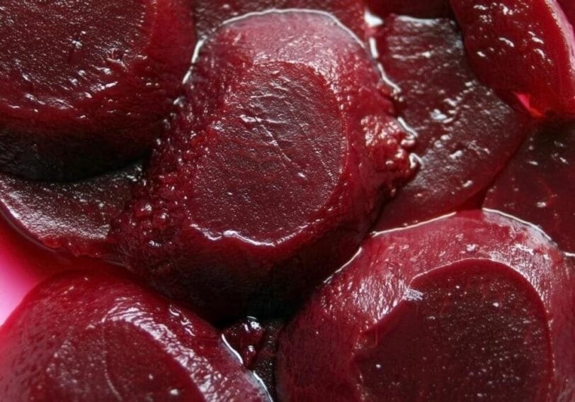sliced pickled beets