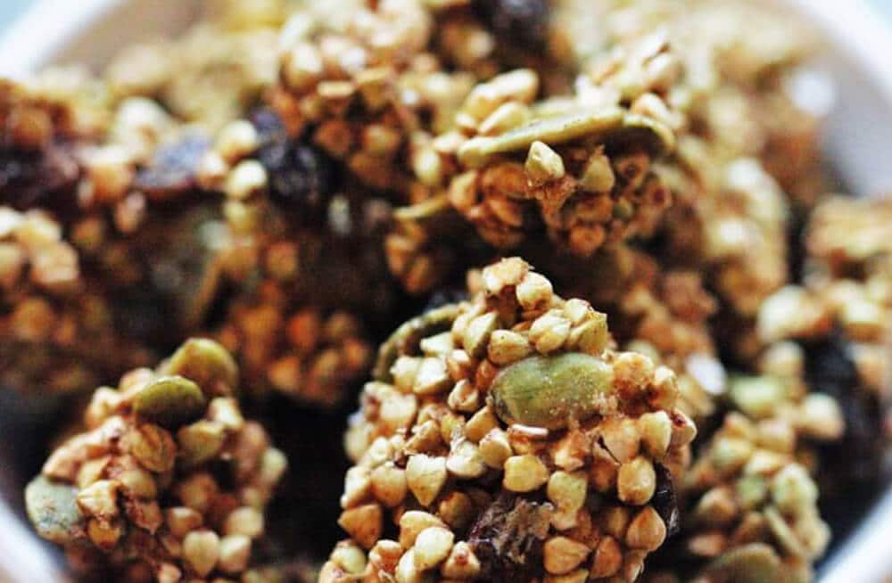 crunchy sprouted buckwheat granola